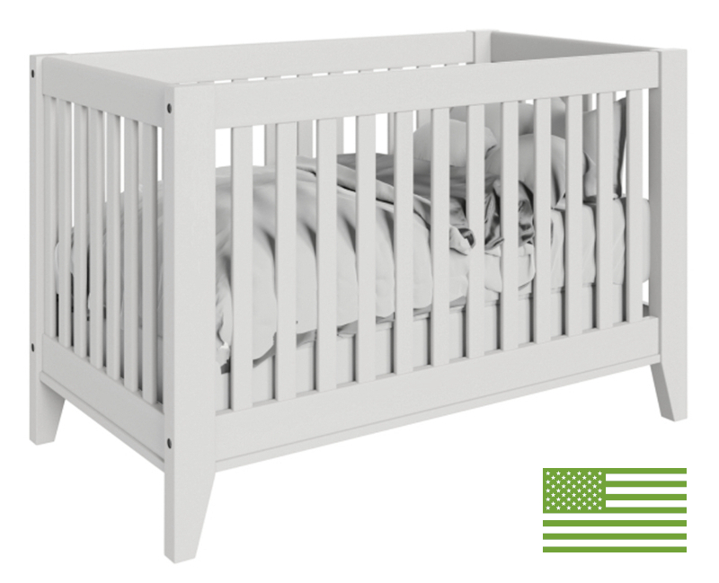 Amish 4 in 1 Convertible Baby Crib - Nassau